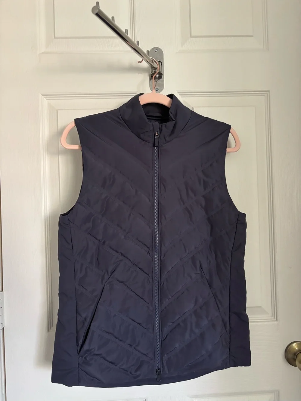 Nike Women's Quilted Puffer Vest - Navy Blue